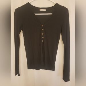 Marine Layer Ribbed Henley (xs)